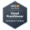 AWS Certified Cloud Practitioner badge